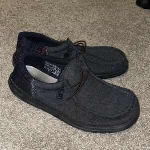 Men's Hey Dude Wally Funk Wool Black Aztec
